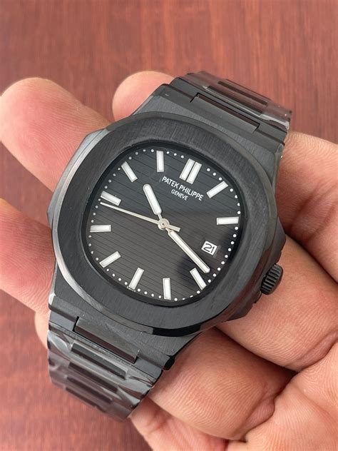 black patek philippe nautilus|Patek Philippe Nautilus a price.